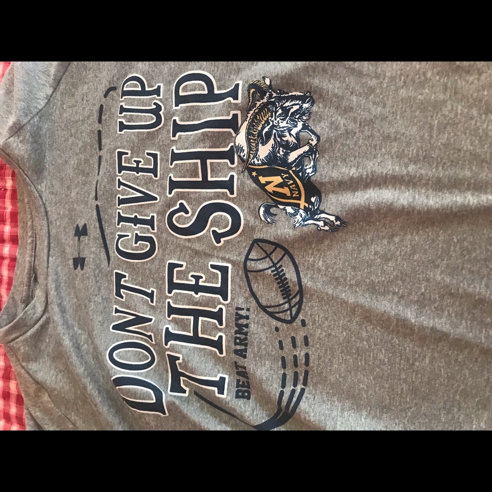 Under Armour Navy Football Shirt